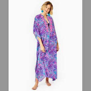 NWT Lilly Pulitzer Rossi Maxi Caftan Cover-Up
